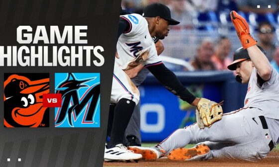 Orioles vs. Marlins Game Highlights (7/25/24) | MLB Highlights