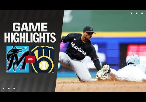 Marlins vs. Brewers Game Highlights (7/26/24) | MLB Highlights