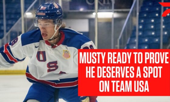 San Jose Sharks Prospect Quentin Musty Ready To Claim A Spot On Team USA At World Juniors