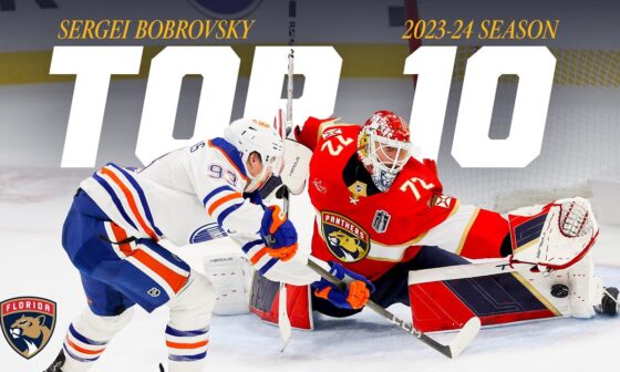 TOP 10: Sergei Bobrovsky's Vezina Finalist 2023-24 Season