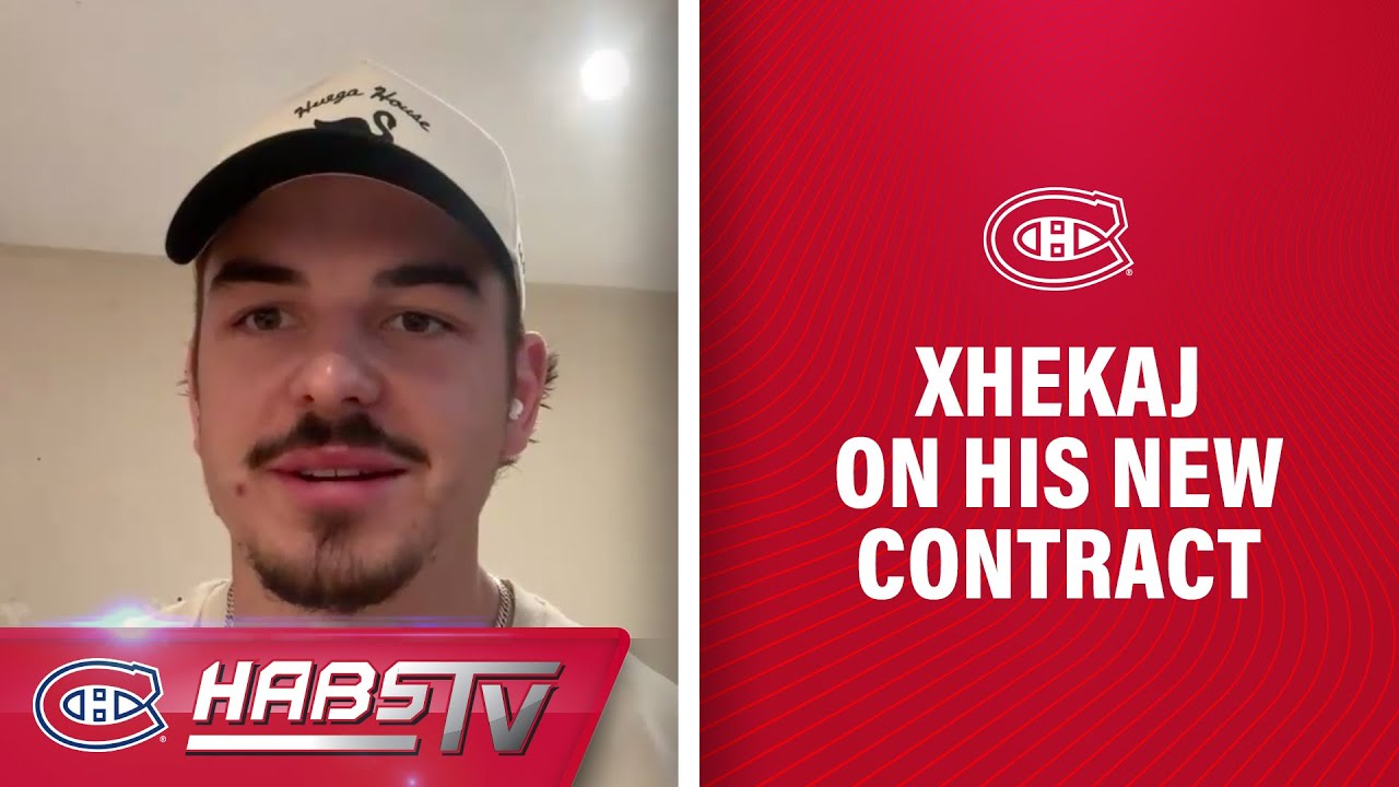 Arber Xhekaj on his new 2-year contract with the Canadiens | FULL PRESS CONFERENCE