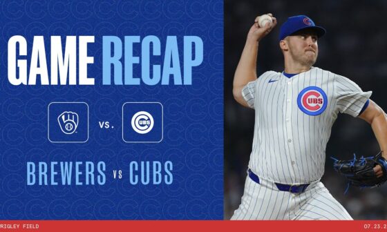 Cubs vs. Brewers Game Highlights | 7/23/24