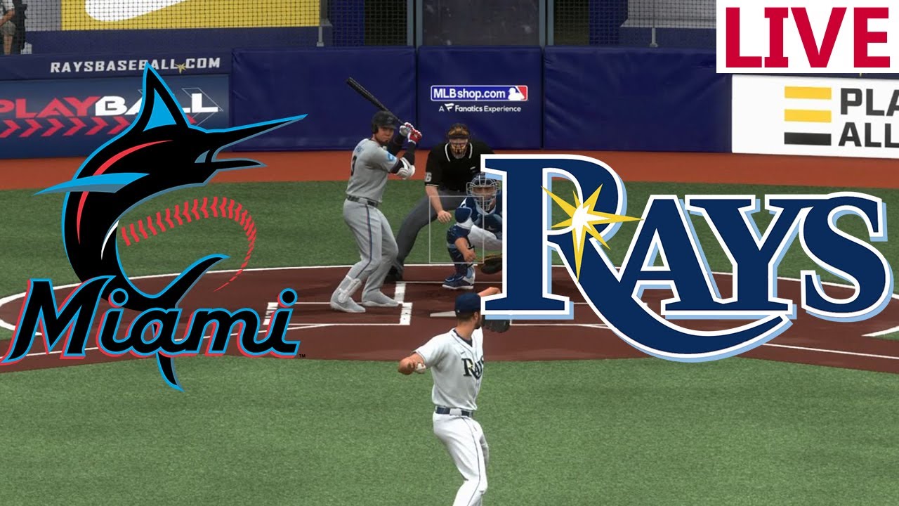 🔴LIVE  Baseball🔴 Miami Marlins VS Tampa Bay Rays/July 31/ MLB THE SHOW 2024