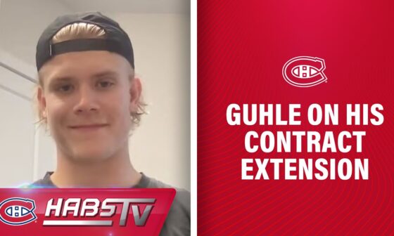 Kaiden Guhle on his 6-year contract extension with the Canadiens | FULL PRESS CONFERENCE