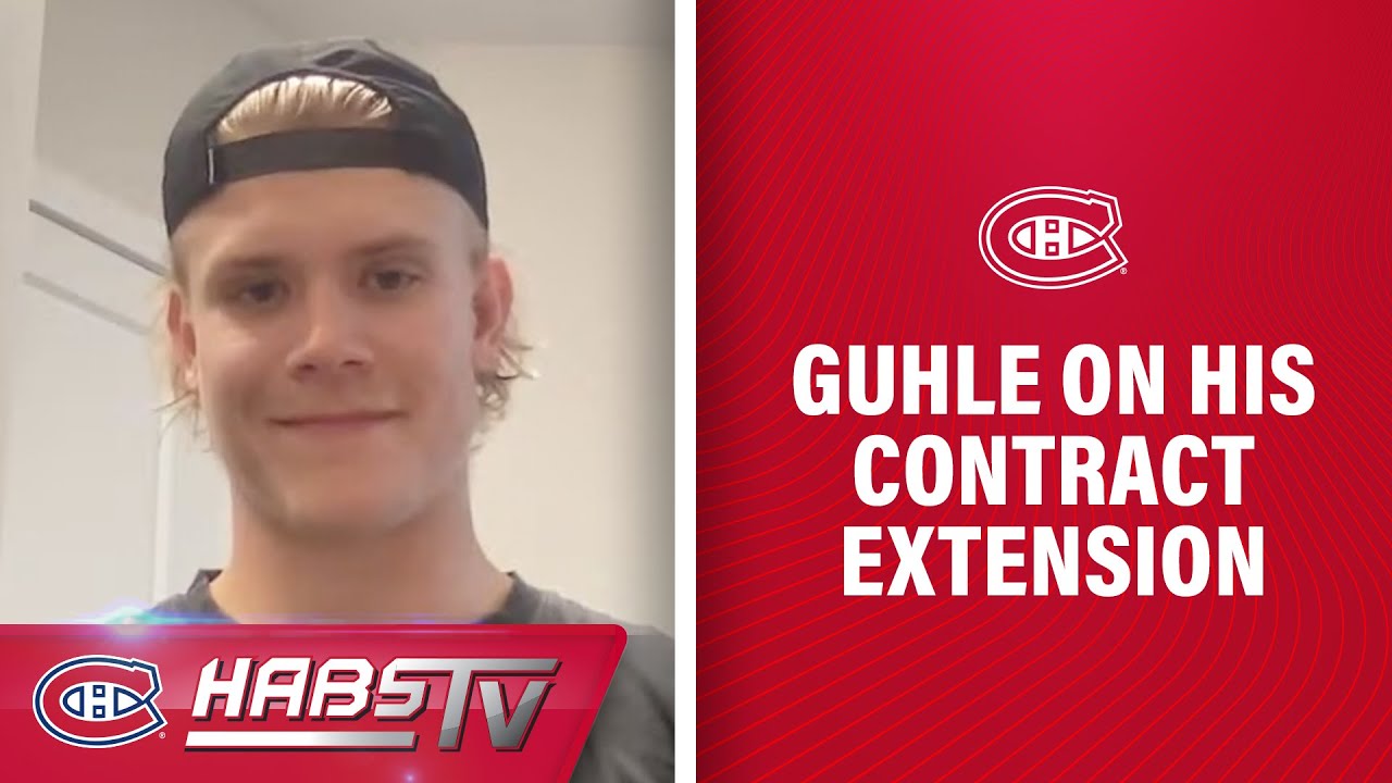 Kaiden Guhle on his 6-year contract extension with the Canadiens | FULL PRESS CONFERENCE