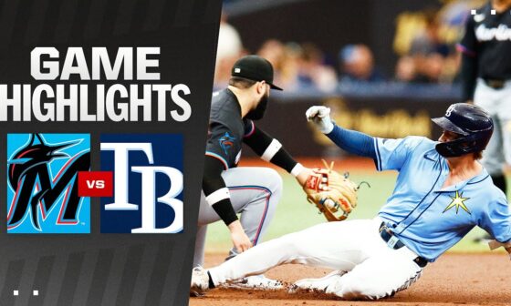 Marlins vs. Rays Game Highlights (7/31/24) | MLB Highlights