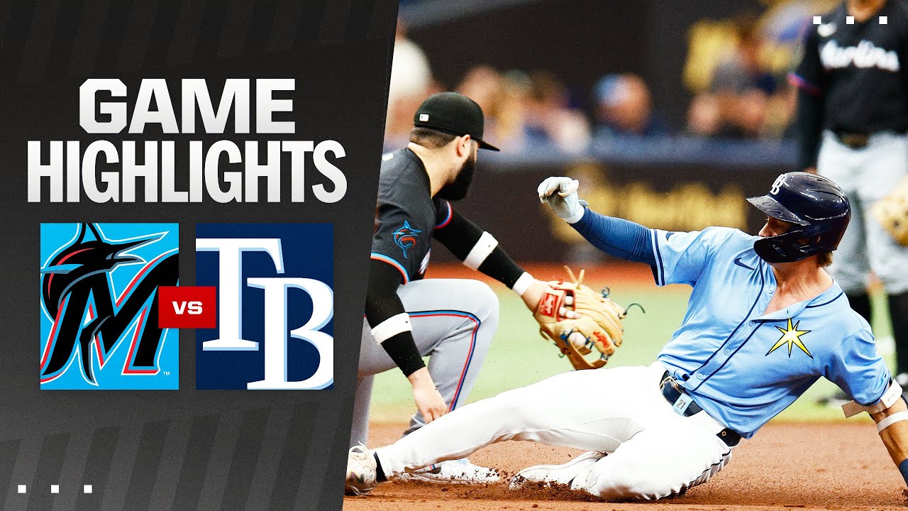 Marlins vs. Rays Game Highlights (7/31/24) | MLB Highlights