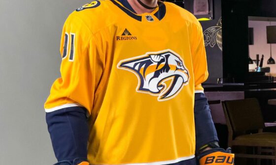 Steven Stamkos wearing Nashville’s uniform for the first time…