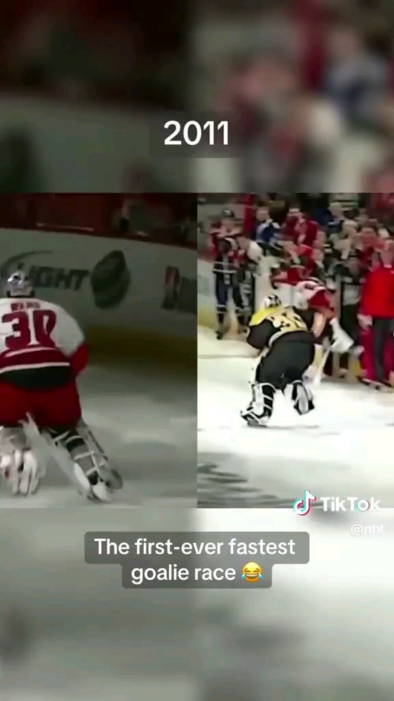 The first ever fastest goalie race