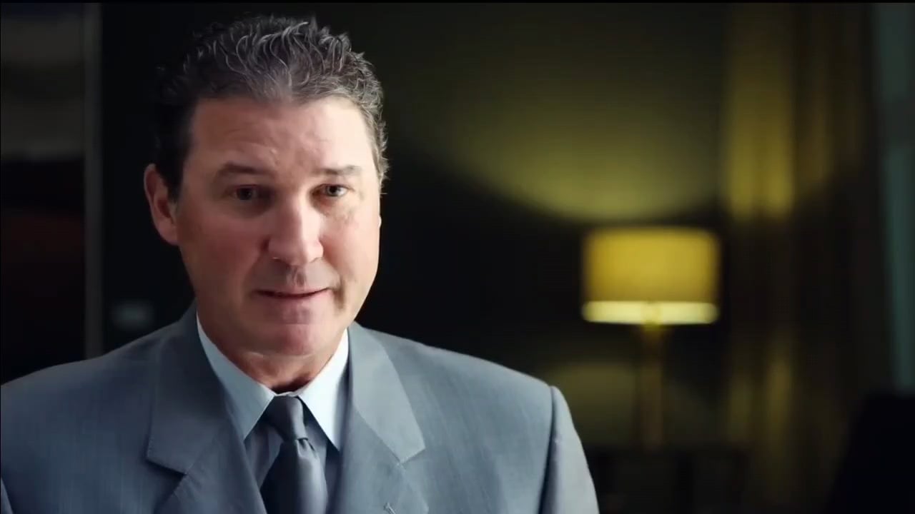 Mario Lemieux sharing a word of wisdom