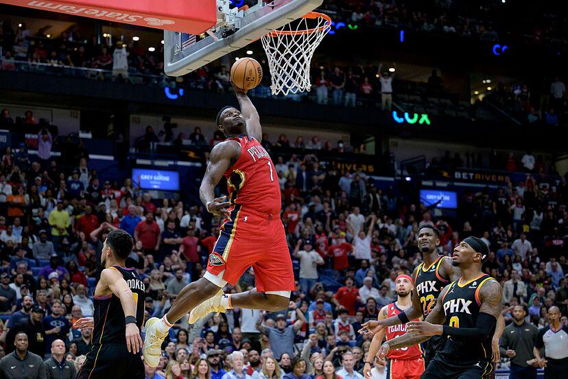 Do yall think if zion stays healthy he will one of the best dunkers all time