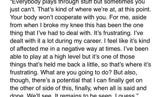 [McCalvy] - Christian Yelich will see a spine specialist tomorrow to discuss next steps, including the possibility of season-ending back surgery.