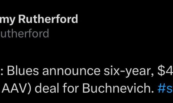 Blues sign Buchnevich to 6 year extension