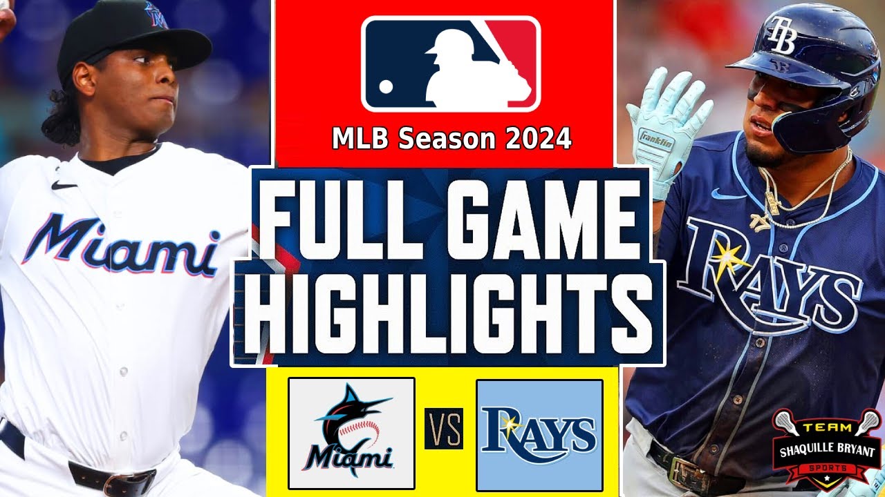 Miami Marlins vs Tampa Bay Rays Highlights [FULL GAME] (7/30/24) | MLB Highlights 2024