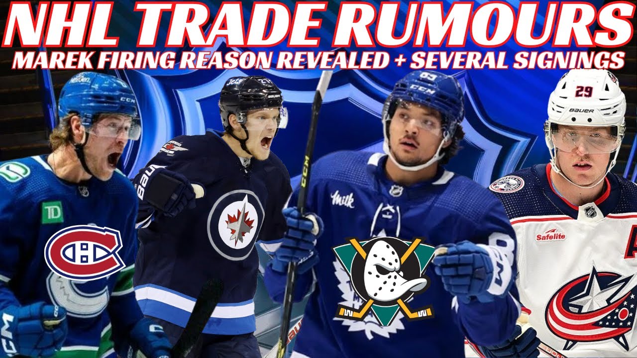 NHL Trade Rumours - Leaf, Habs, Oilers, Laine,Crosby Signing 8/7? McLeod to KHL & Leafs Sign Danford