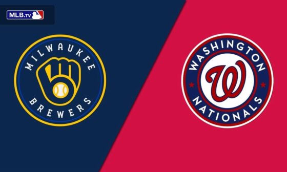 Milwaukee Brewers VS Washington Nationals MLB live PLAY BY PLAY scoreboard 8/3/24