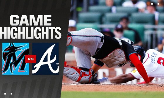 Marlins vs. Braves Game Highlights (8/4/24) | MLB Highlights