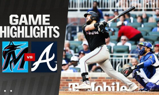 Marlins vs. Braves Game Highlights (8/3/24) | MLB Highlights