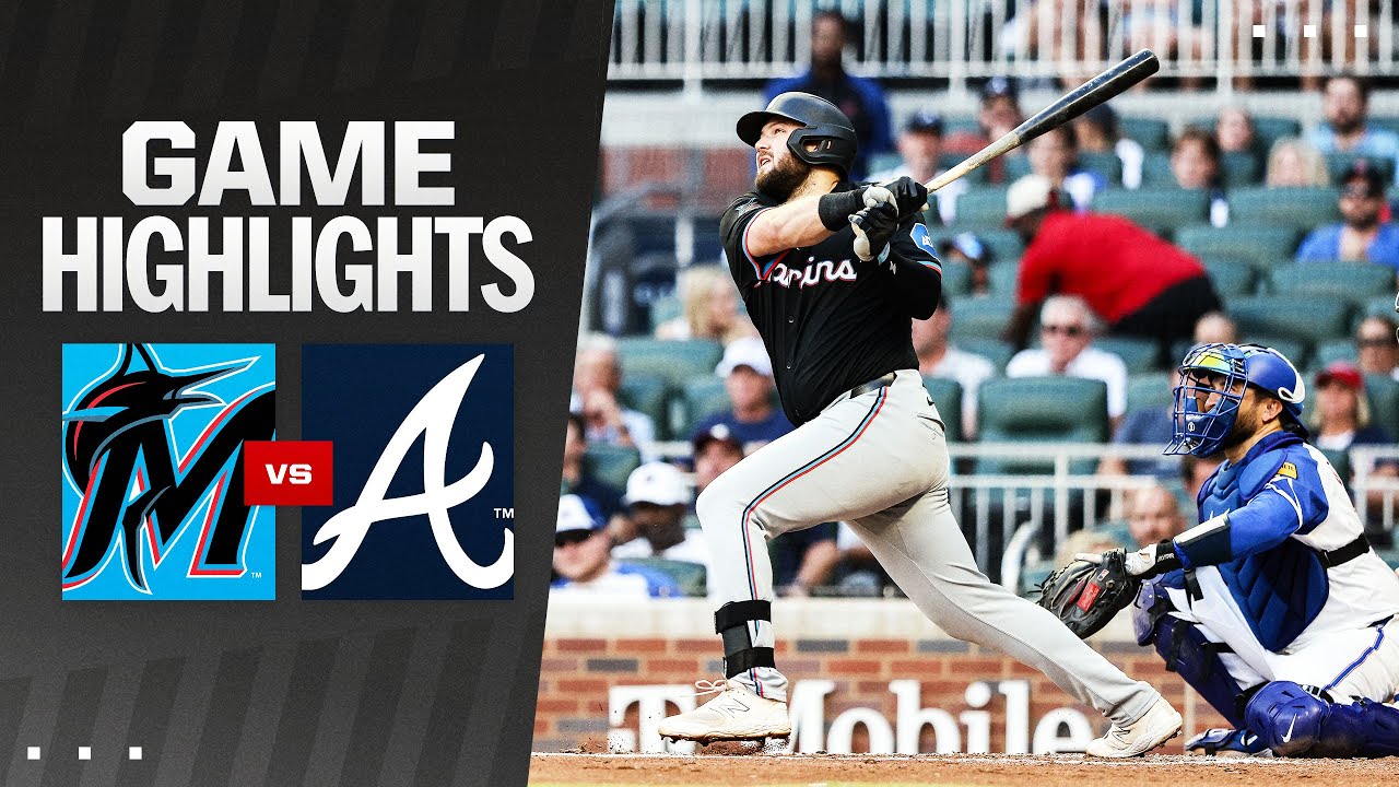 Marlins vs. Braves Game Highlights (8/3/24) | MLB Highlights