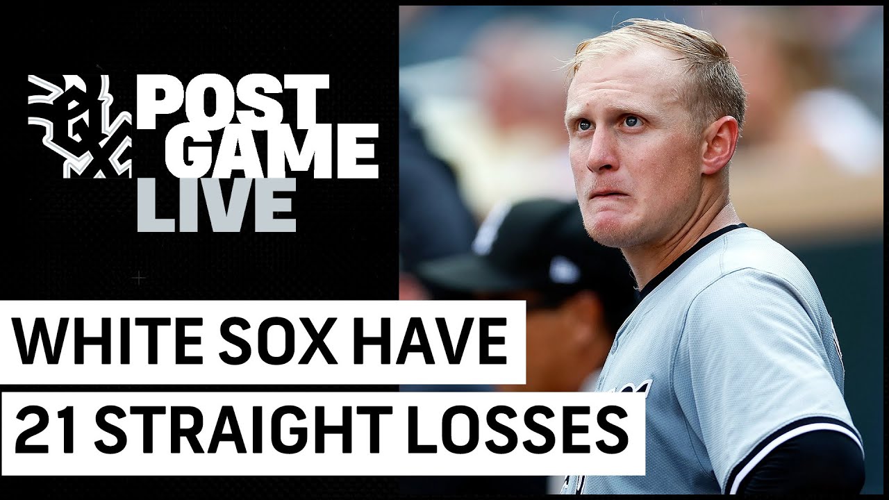 White Sox' historically bad season continues with 21 straight loss, tying AL record set 36 years ago