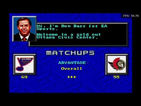 NHL '94 "Game of the Night" Blues @ Senators "1994 February 6 Regular Season Game"  "HAT TRICK game