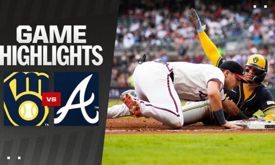 Brewers vs. Braves Game Highlights (8/6/24) | MLB Highlights