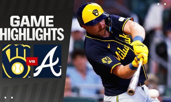 Brewers vs. Braves Game Highlights (8/7/24) | MLB Highlights