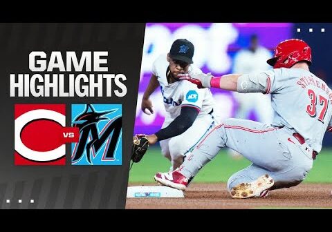 Reds vs. Marlins Game Highlights (8/7/24) | MLB Highlights