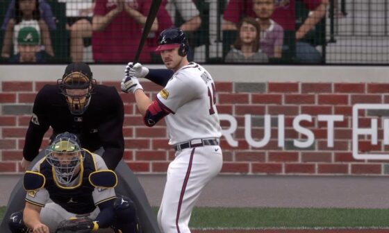 Atlanta Braves vs Milwaukee Brewers - MLB Today 8/7/2024 Full Game Highlights - MLB The Show 24 Sim