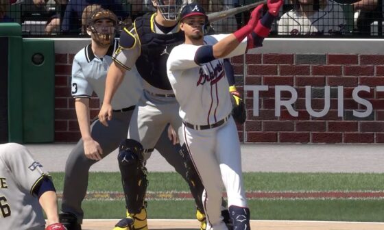 Atlanta Braves vs Milwaukee Brewers - MLB Today 8/8/2024 Full Game Highlights - MLB The Show 24 Sim