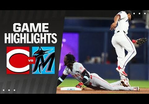 Reds vs. Marlins Game Highlights (8/8/24) | MLB Highlights