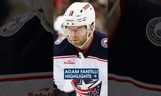 Mo Monday! Adam Fantilli HIGHLIGHTS 🎥🔥#Shorts #CBJ #NHL