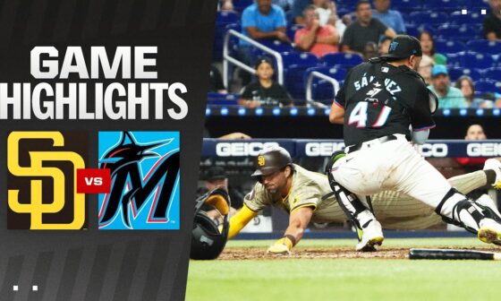 Padres vs. Marlins Game Highlights (8/9/24) | MLB Highlights