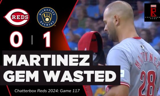 Cincinnati Reds WASTE Nick Martinez Incredible Start at Milwaukee Brewers | CBox Reds | Game 117