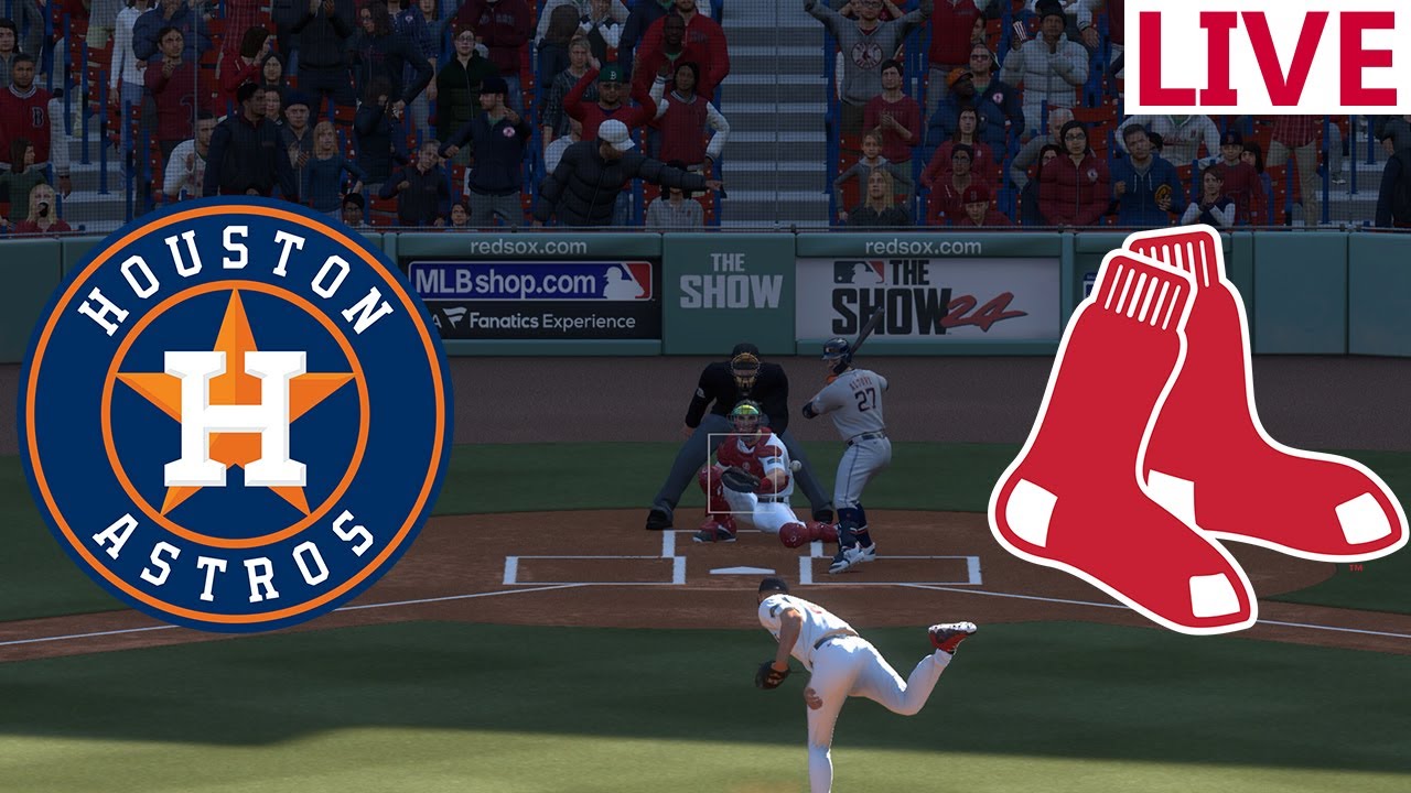 🔴LIVE Baseball🔴  Houston Astros VS Boston Red Sox/ August 11/ /MLB THE SHOW 2024/ MLB EN VIVO