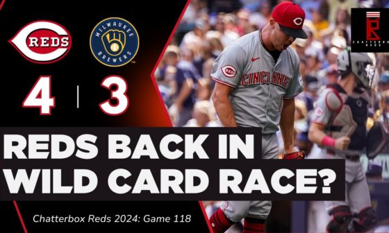 Cincinnati Reds Back in NL Wild Card Race After Win vs Milwaukee Brewers | CBox Reds | Game 118