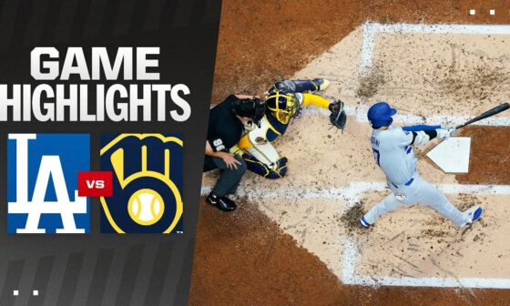 Dodgers vs. Brewers Game Highlights (8/13/24) | MLB Highlights