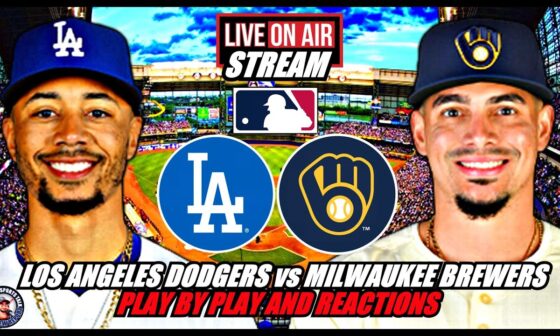 Los Angeles Dodgers vs Milwaukee Brewers ⚾ MLB 🟢 LIVE STREAM