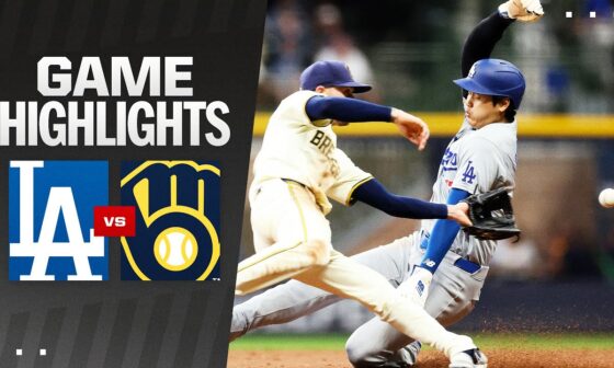 Dodgers vs. Brewers Game Highlights (8/14/24) | MLB Highlights