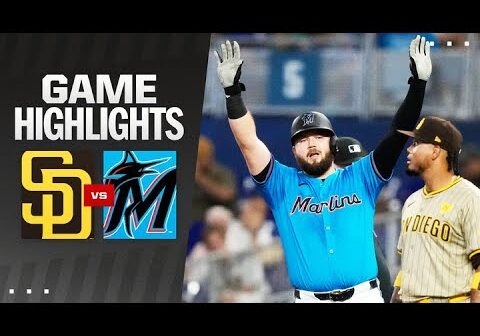 Padres vs. Marlins Game Highlights (8/11/24) | MLB Highlights