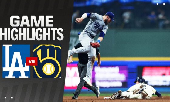 Dodgers vs. Brewers Game Highlights (8/15/24) | MLB Highlights