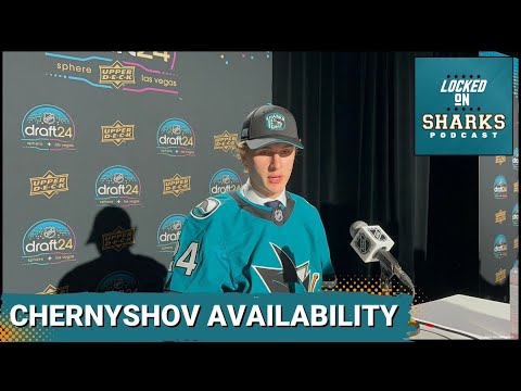 Igor Chernyshov's First Media Availability As A San Jose Shark