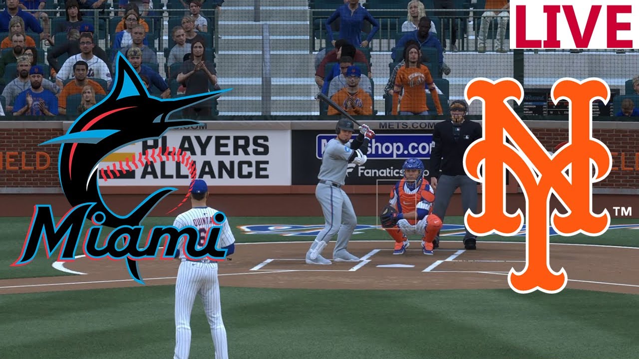 🔴LIVE Baseball🔴Miami Marlins VS New York Mets/ August 17/MLB Envivo/ MLB the show 24