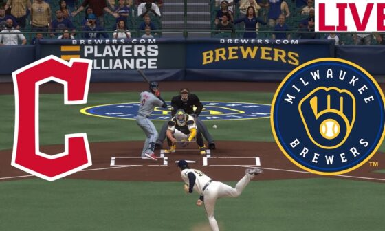 🔴LIVE 🔴 Cleveland Guardians VS Milwaukee Brewers/August 18/ MLB THE SHOW 24