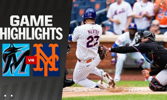 Marlins vs. Mets Game Highlights (8/18/24) | MLB Highlights