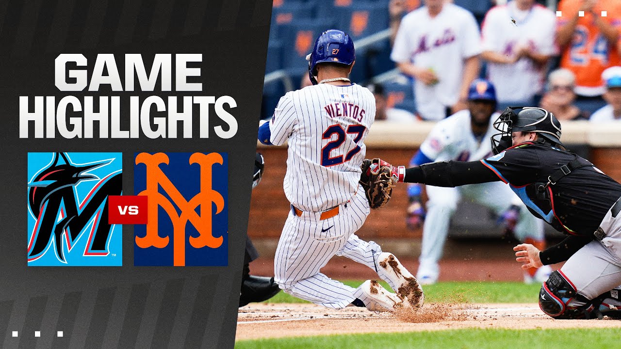 Marlins vs. Mets Game Highlights (8/18/24) | MLB Highlights