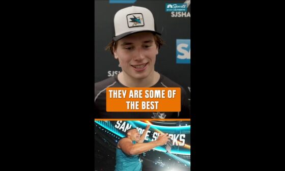 Macklin Celebrini is loving all the support from Sharks fans 🙌 | NBC Sports California