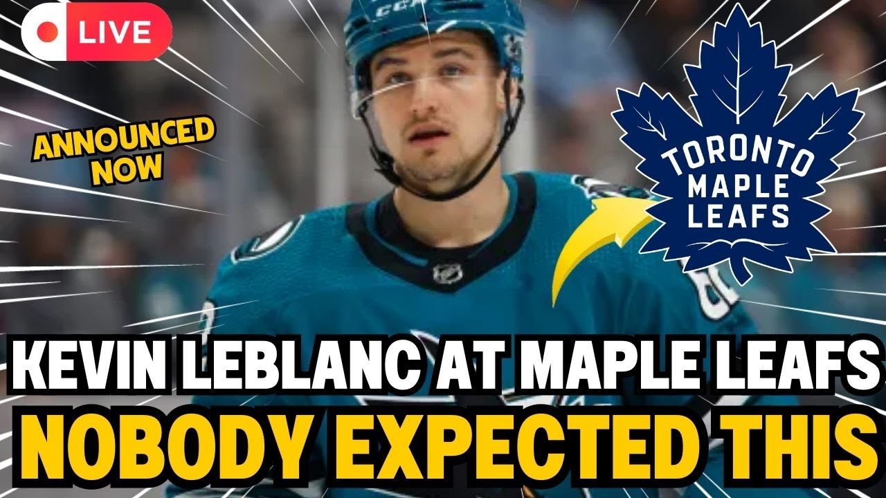 URGENT! SAN JOSE SHARKS STAR TOWARDS THE LEAVES! HUGE TRADE HAPPENING!! TORONTO MAPLE LEAFS NEWS