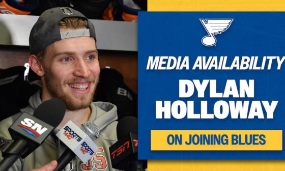 Dylan Holloway on joining the St. Louis Blues