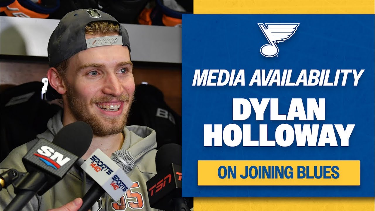 Dylan Holloway on joining the St. Louis Blues